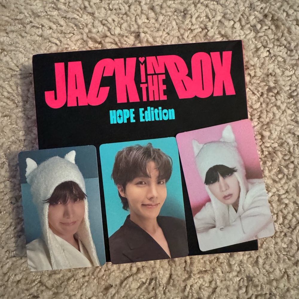 BTS Jhope Jack in the Box Hope Edition with photocards